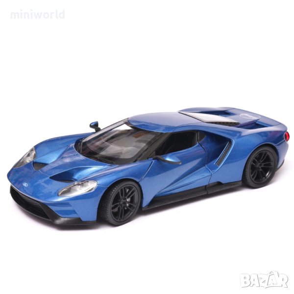 Ford GT 2017 - мащаб 1:24 на Welly моделът е нов в кутия, снимка 1