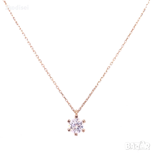 Златнo колие 1,45гр. 42,0см. 14кр. проба:585 модел:33593-6, снимка 1