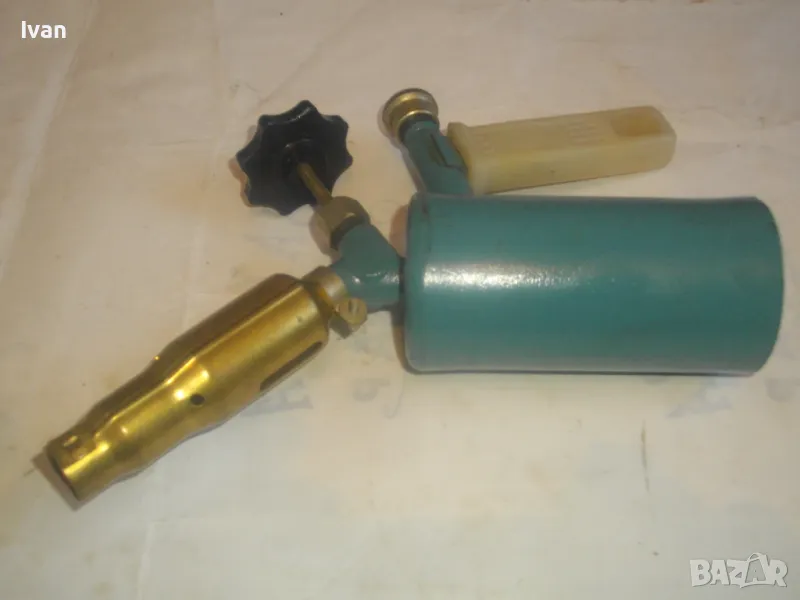 НОВА РУСКА СССР МИНИ БЕНЗИНОВА ГОРЕЛКА 0,2л Масивна 1971г. Ретро Винтидж, снимка 1