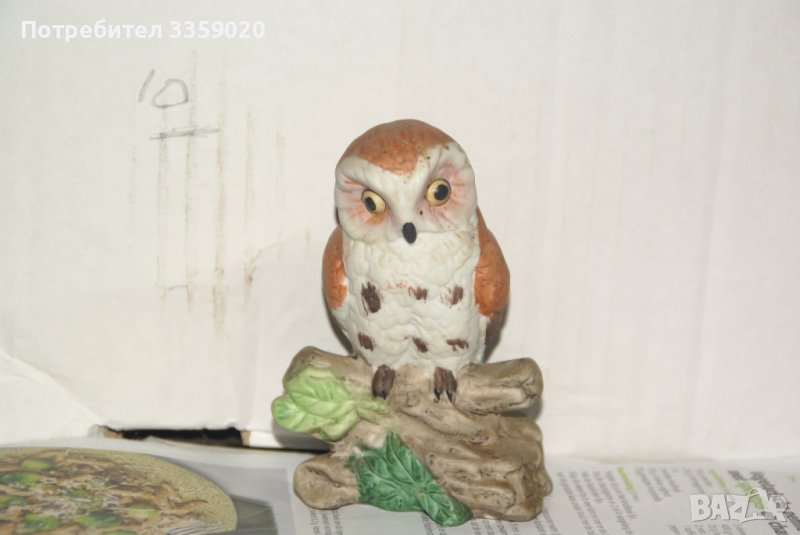 продавам керамична фигура бухал, снимка 1