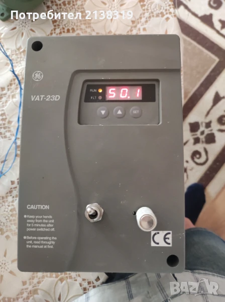 Честотен регулатор VAT-23D за мотор 1,5 kw, снимка 1