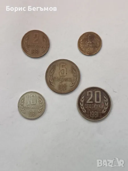 Лот стотинки 1981г, снимка 1