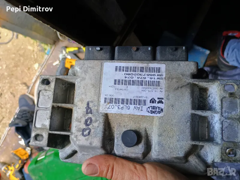 Блок за управление на двигателя Peugeot 9657649580 9657302080 IAW6LP307 IAW 6LP3.07, снимка 1
