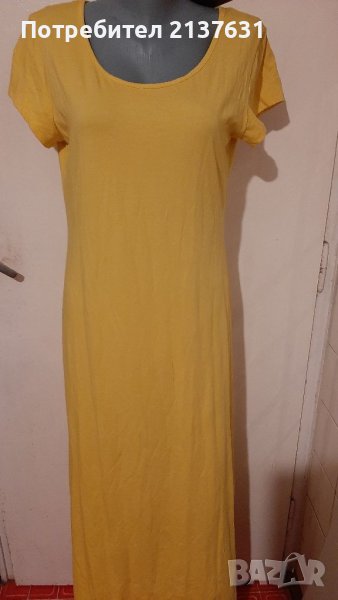 НОВА с Етикет ДАМСКА ЖЪЛТА ДЪЛГА РОКЛЯ  - Размер XXL , снимка 1