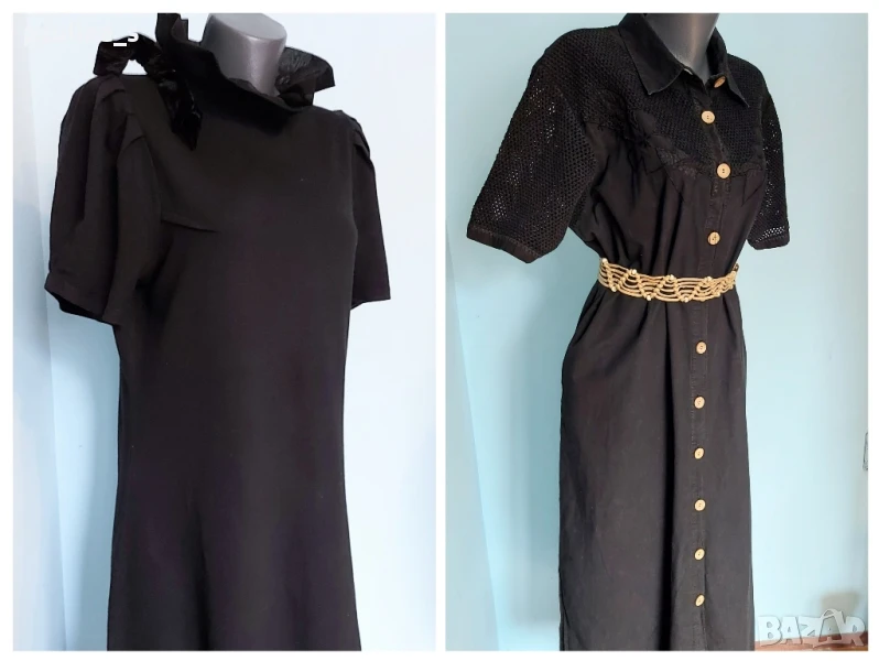 Два различни броя / Разкошна комбинирана рокля / голям размер , снимка 1