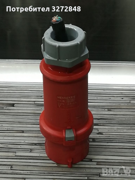 Трифазен евро щепсел 32А / немски , снимка 1