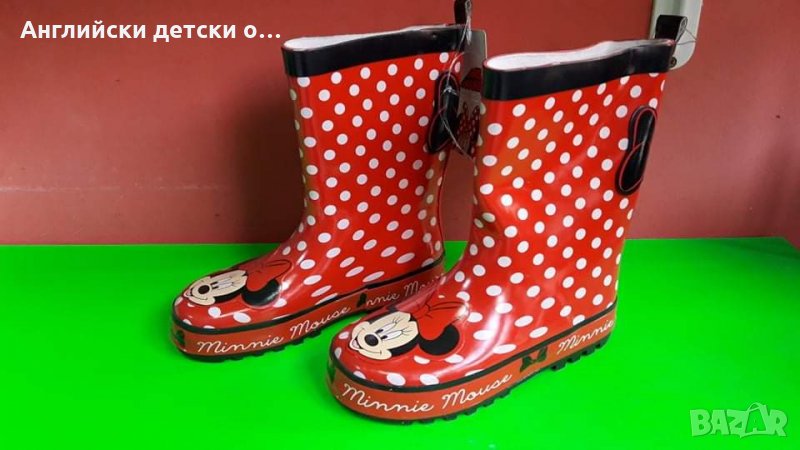 Английски детски гумени ботуши-MIKEY MOUSE, снимка 1