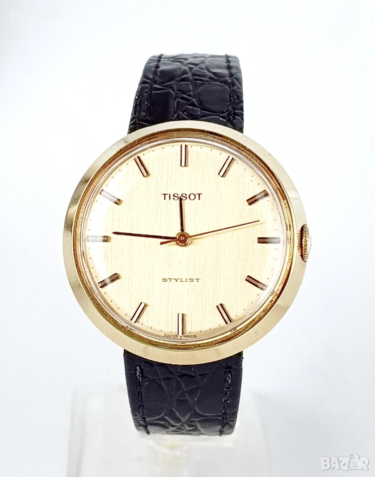 Tissot Stylist vintage механичен часовник с ръчно навиване, снимка 1