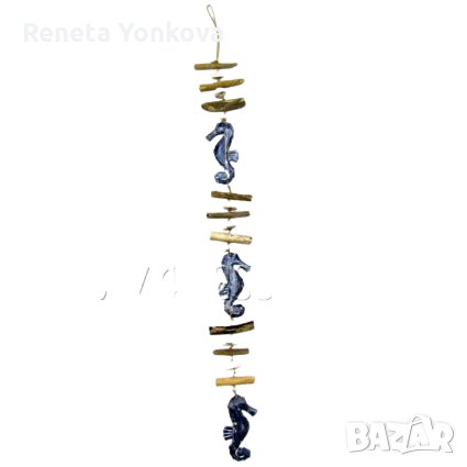 Морска декорация ,дървена ,за окачване, снимка 1