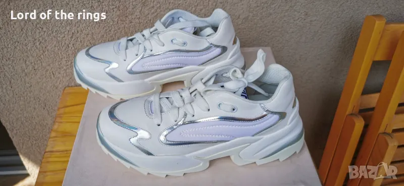 Oригинални дамски маратонки с кожа и неопрен SERGIO ROSSI - 36 номер, снимка 1