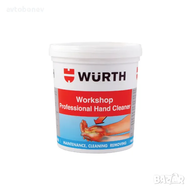 Крем-паста(каша)за силно замърсени ръце WURTH 1kg., снимка 1