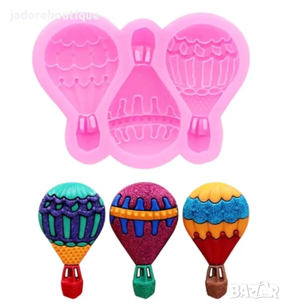 Силиконов молд Въздушни балони, снимка 1