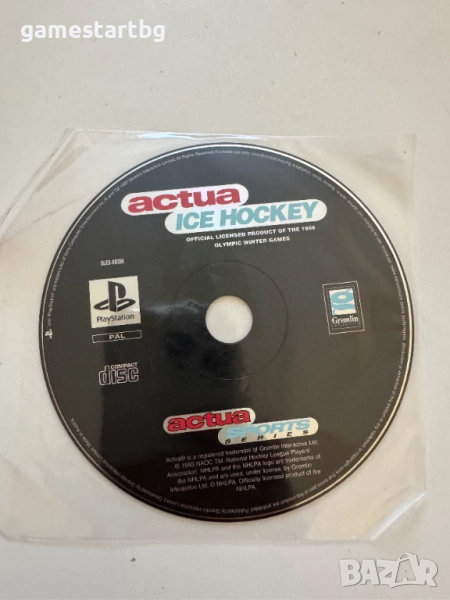 Actua Ice hockey за PS1, снимка 1