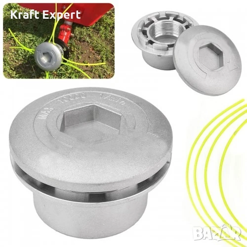 Алуминиева Глава със Корда за Тример, снимка 1