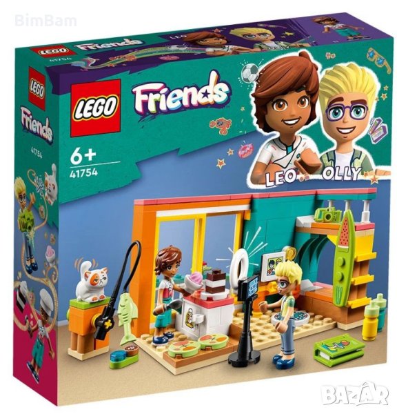 Конструктор LEGO® Friends 41754 - Стаята на Лео / 203 части, снимка 1