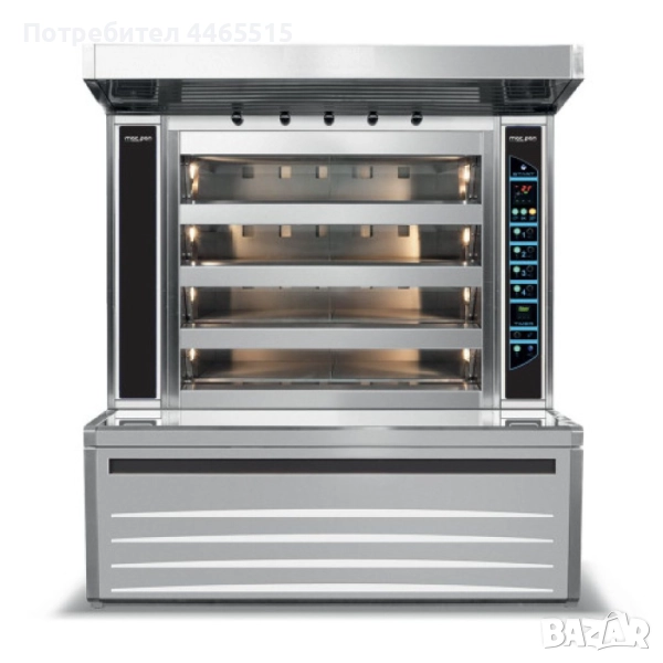 Професионална фурна с тръбна циркулация – 10 кв.м площ за печене, снимка 1