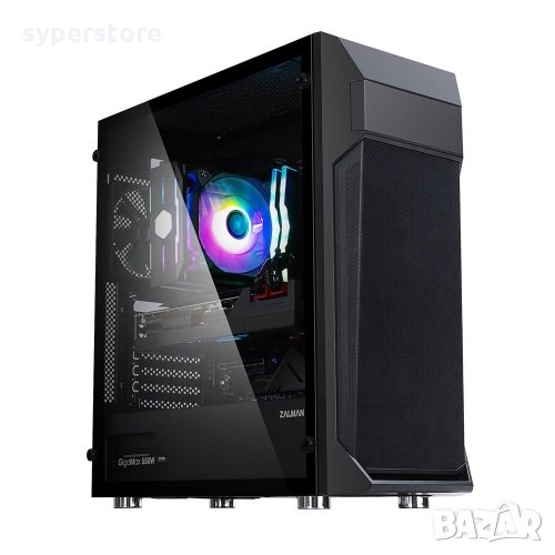 Кутия за компютър Zalman ZM-Z1 Plus Черна ATX Middle Tower , снимка 1