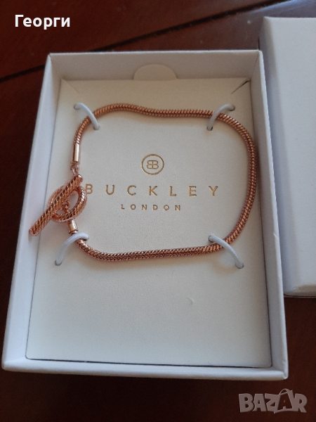 Дамска гривна Buckley London в розово, снимка 1
