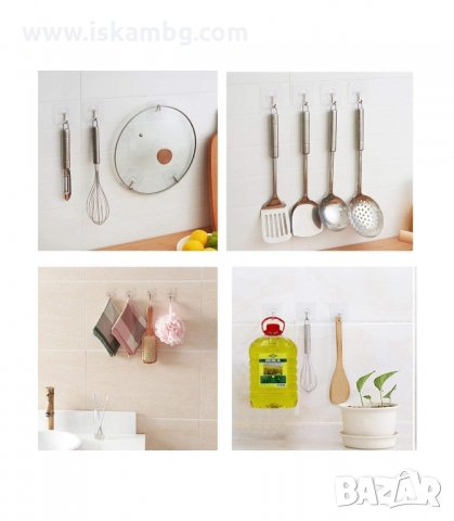 САМОЗАЛЕПВАЩА ЗАКАЧАЛКА, УНИВЕРСАЛНА КУКИЧКА - код 2932, снимка 11 - Други стоки за дома - 33906779