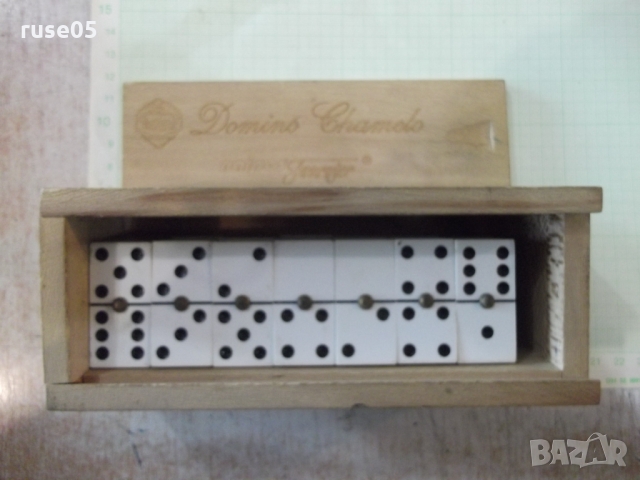 Домино "Domino Chamelo naipes Fournier" в дървена кутия, снимка 2 - Домино - 36038779