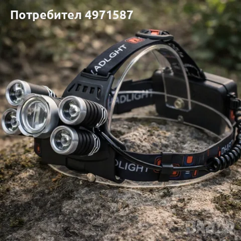 Мощен Led челник 5 в 1 с регулируем ъгъл