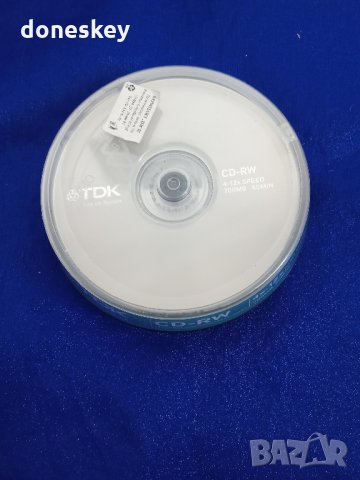 10 TDK CD-RW без запис