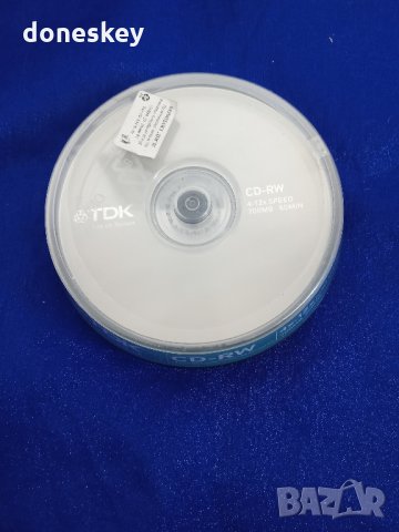 10 TDK CD-RW без запис