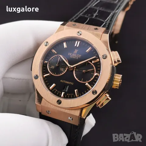 Мъжки часовник Hublot Classic Fusion Chronograph с автоматичен механизъм, снимка 3 - Мъжки - 48329880