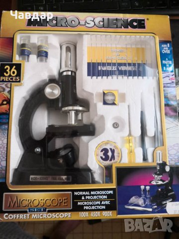 Детски микроскоп micro science (36 части)