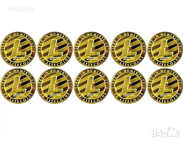 25 Лайткойн монета / 25 Litecoin ( LTC ) - Златист, снимка 4 - Нумизматика и бонистика - 39152904