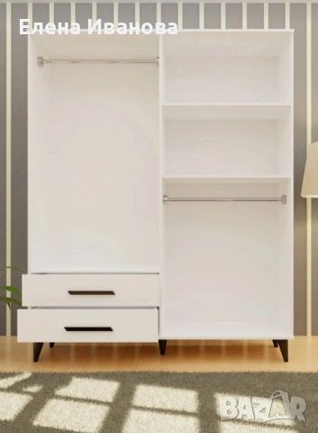 гардероб , снимка 3 - Спални и легла - 52394125