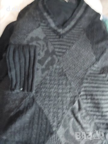 KENZO Original Size M-L Вълна Страхотен мъжки пуловер, снимка 3 - Пуловери - 48432873