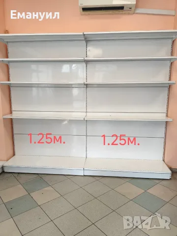 Метални стелажи за магазин , снимка 3 - Стелажи и щандове - 55773067