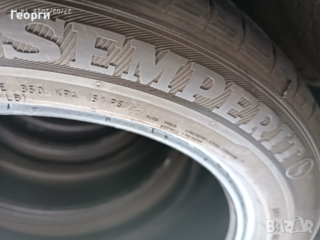 2бр.летни гуми 225/50/17 Semperit, снимка 6 - Гуми и джанти - 53678071