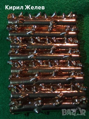 ПОЗЛАТЕНА с КРАСИВИ КАМЪНИ ЦИРКОН АРТ ГРИВНА 14401, снимка 11 - Гривни - 29628788