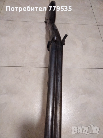 СТАРА ДВУЦЕВНА КАПСУЛНА ПУШКА, снимка 7 - Антикварни и старинни предмети - 52791933