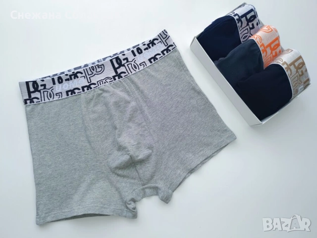 Комплект от 4 памучни боксерки, снимка 3 - Бельо - 53503612