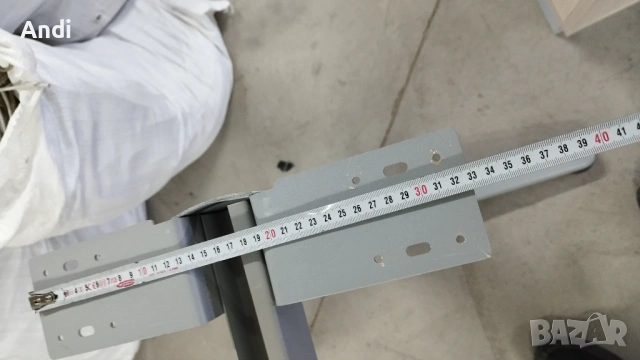 Комплект 2 крака и метална греда за бюро или офис маса, снимка 8 - Работни маси и бюра - 53216855