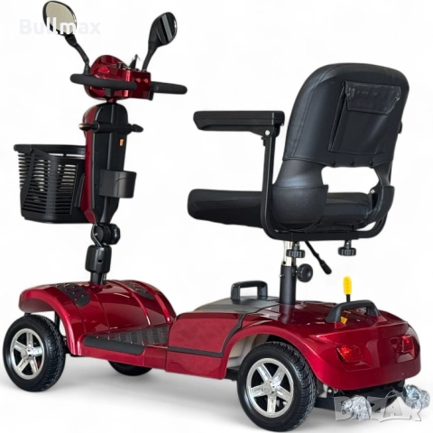  Сгъваема електрическа четириколка N5, Червена, Преносима, снимка 3 - Генератори - 52570118