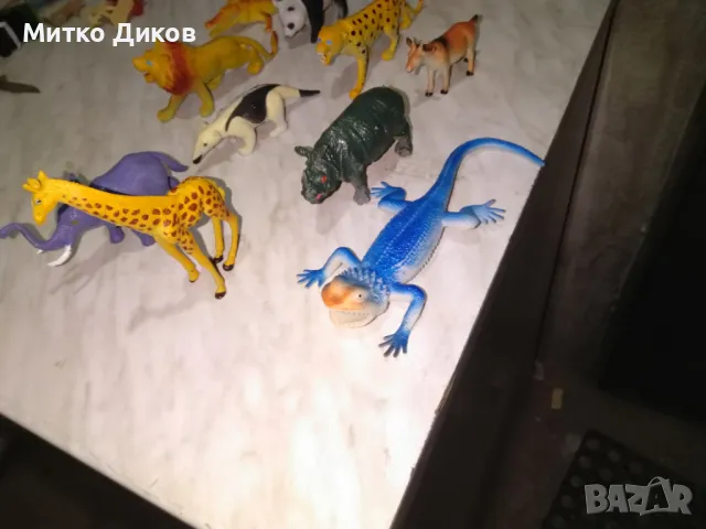 Сет животни пластмасови нови от джунглата 10броя, снимка 7 - Фигурки - 49625024