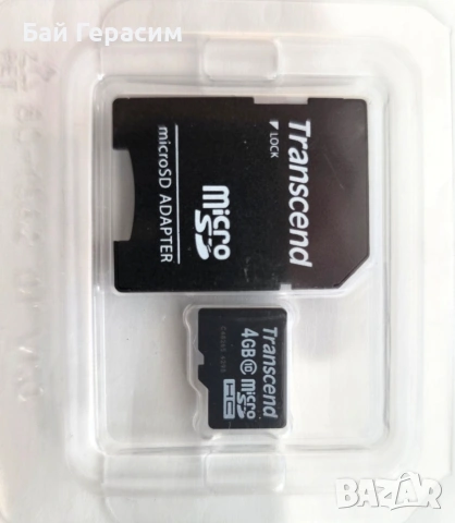 карта памет Transcend microSD 4GB