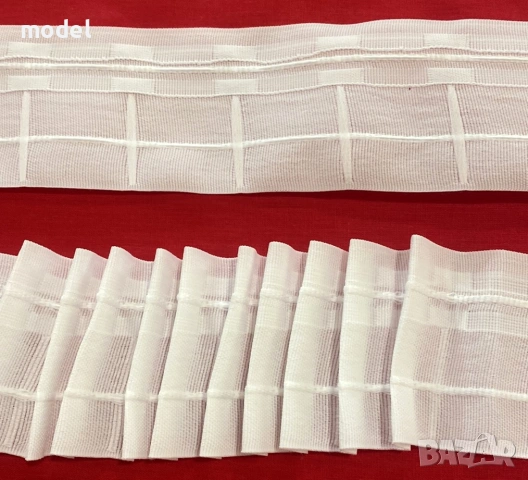 Перделък Плисе, на едро, 6см.