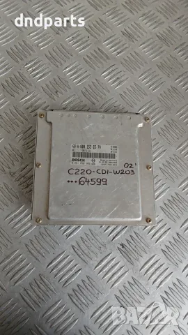 Компютър Mercedes C220 CDI W203 2002 A0001536579 0281010909 Mercedes-Benz C-Class 203 (W/S/CL)