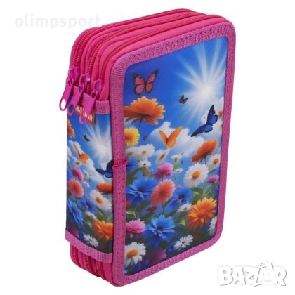 Несесер ученически, шит, с 3 отделения, всяко от които разполага с цип за затваряне. , снимка 9 - Ученически пособия, канцеларски материали - 51549786