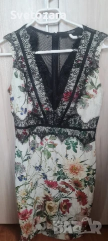 GUESS Los Angeles нежна рокля ,размер S, снимка 6 - Рокли - 51079291