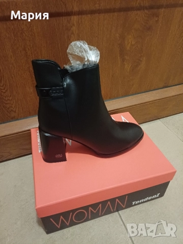 Дамски боти на ток, снимка 2 - Дамски боти - 51642230