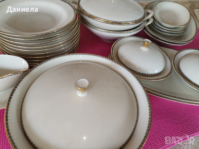 Порцеланов сервиз от 1935 г. - 34 части, снимка 4 - Сервизи - 50689987