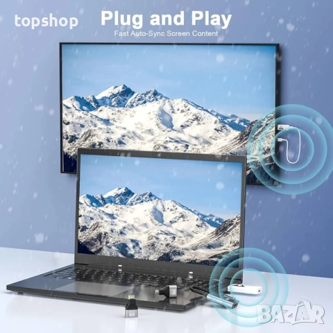 Нов, тестван PWAYTEK Безжичен HDMI предавател и приемник, безжичен HD удължител Plug & Play ..., снимка 3 - Друга електроника - 51636415