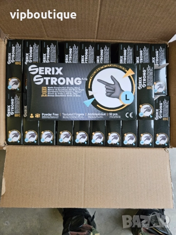 Автосервизни Здрави Черни Нитрилни Ръкавици 6.5гр., снимка 3 - Медицински консумативи - 52344536