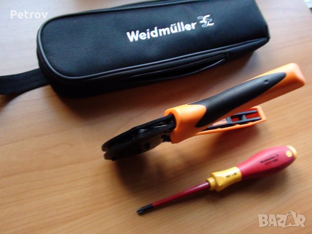 WEIDMÜLLER PZ 10 HEX - ТОП-PROFI Кримпклещи 0,14 - 10 mm²  ШЕСТОСТЕНЕН SUPER CRIMP !! НОВИ !!GERMANY, снимка 9 - Клещи - 35192262